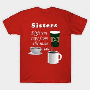 Lispe Sisters 3 Cups T-Shirt